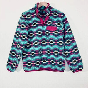 Patagonia Aztec Print Synchilla Pull Over